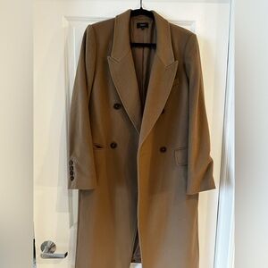 Italian Wool Double-Breasted Coat